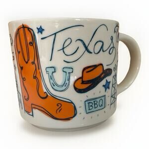 Starbucks Texas 14 oz Mug 3033 Around The Globe Coffee Tea Cup